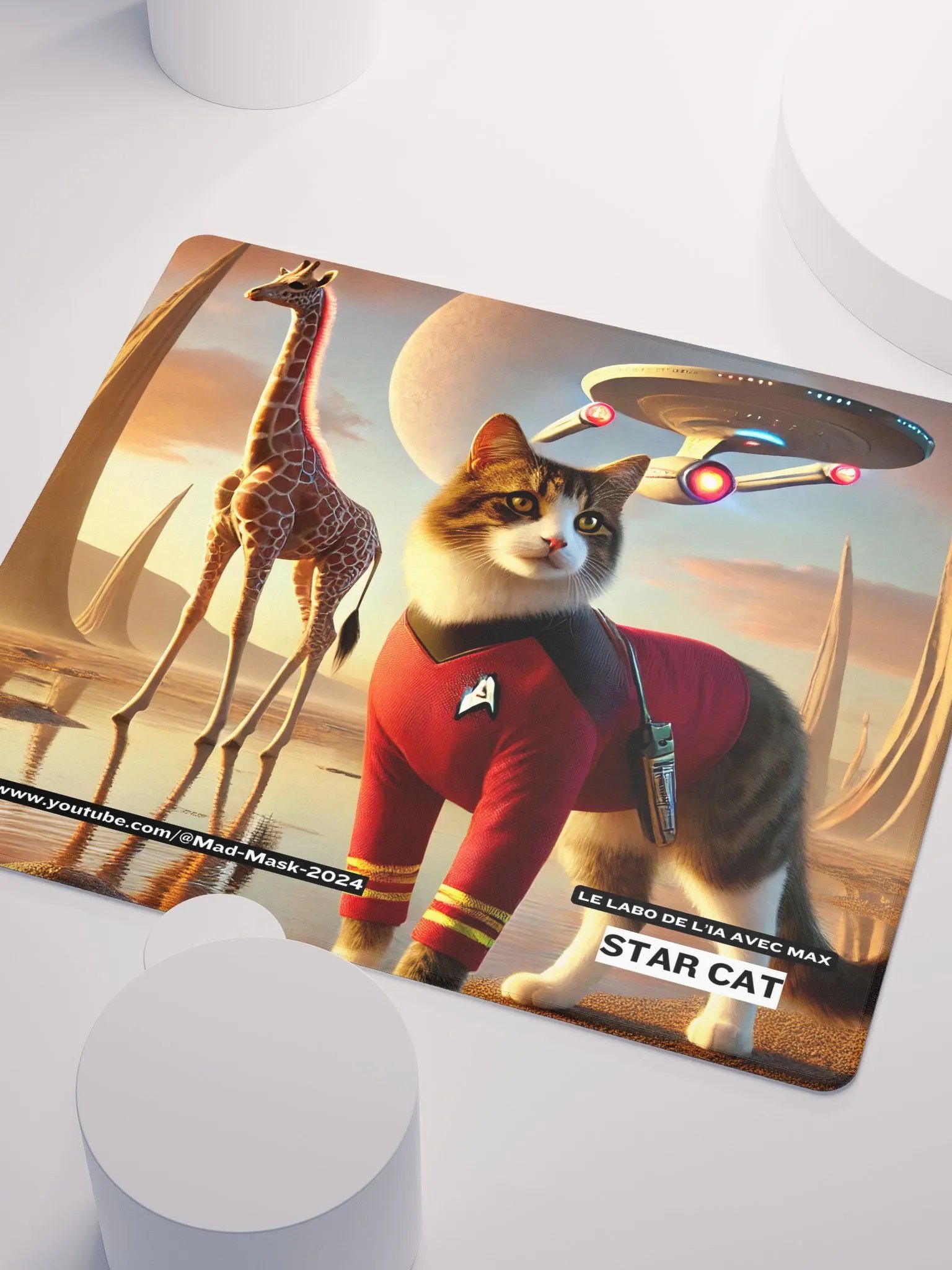 Mouse Pad Gaming Star Cat product image (3)