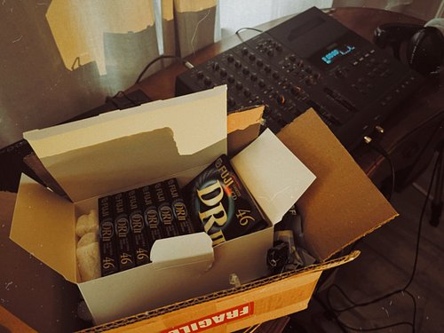 Fresh cassette tapes. Man, I love that feeling. Big thanks to Retro Style Media 🙏 Working hard on a 4-track album, needed rei...