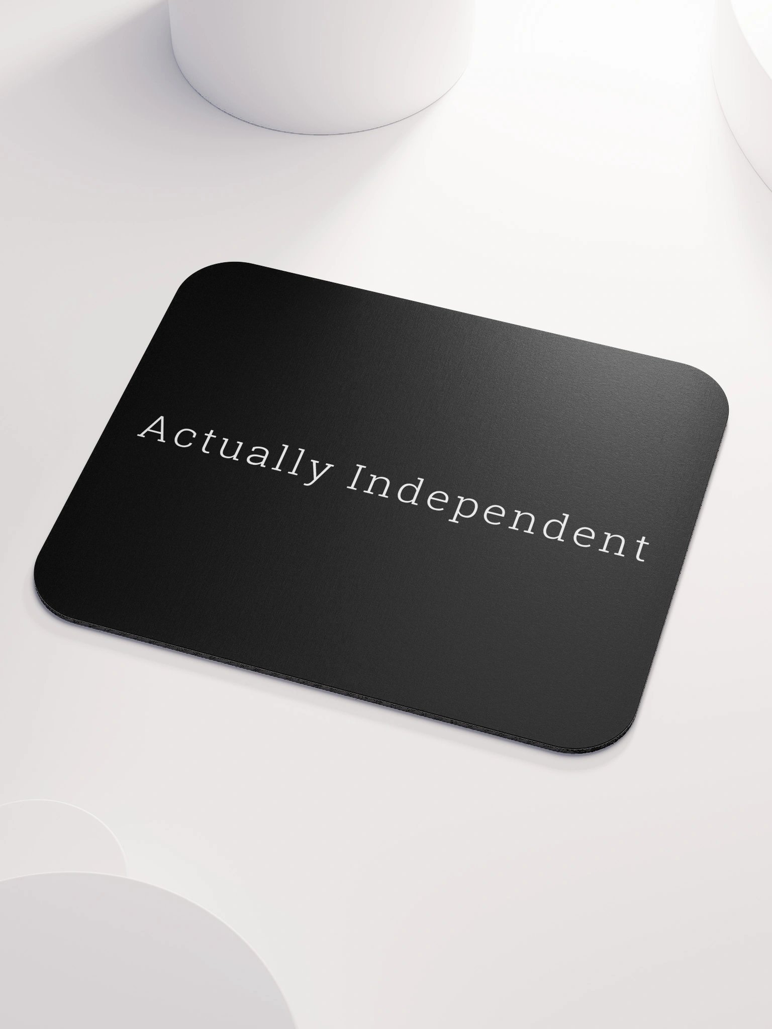 Actually Independent - Mouse Pad (Black) product image (3)