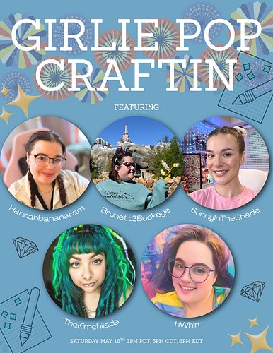 Join us THIS Saturday, May 16th for a very special Girlie Pop Craftin’ stream featuring some of our AMAZING friends!! Whether...