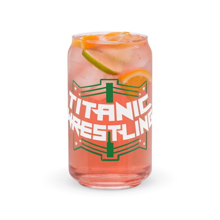 Titanic Logo Can Shaped Glass product image (2)