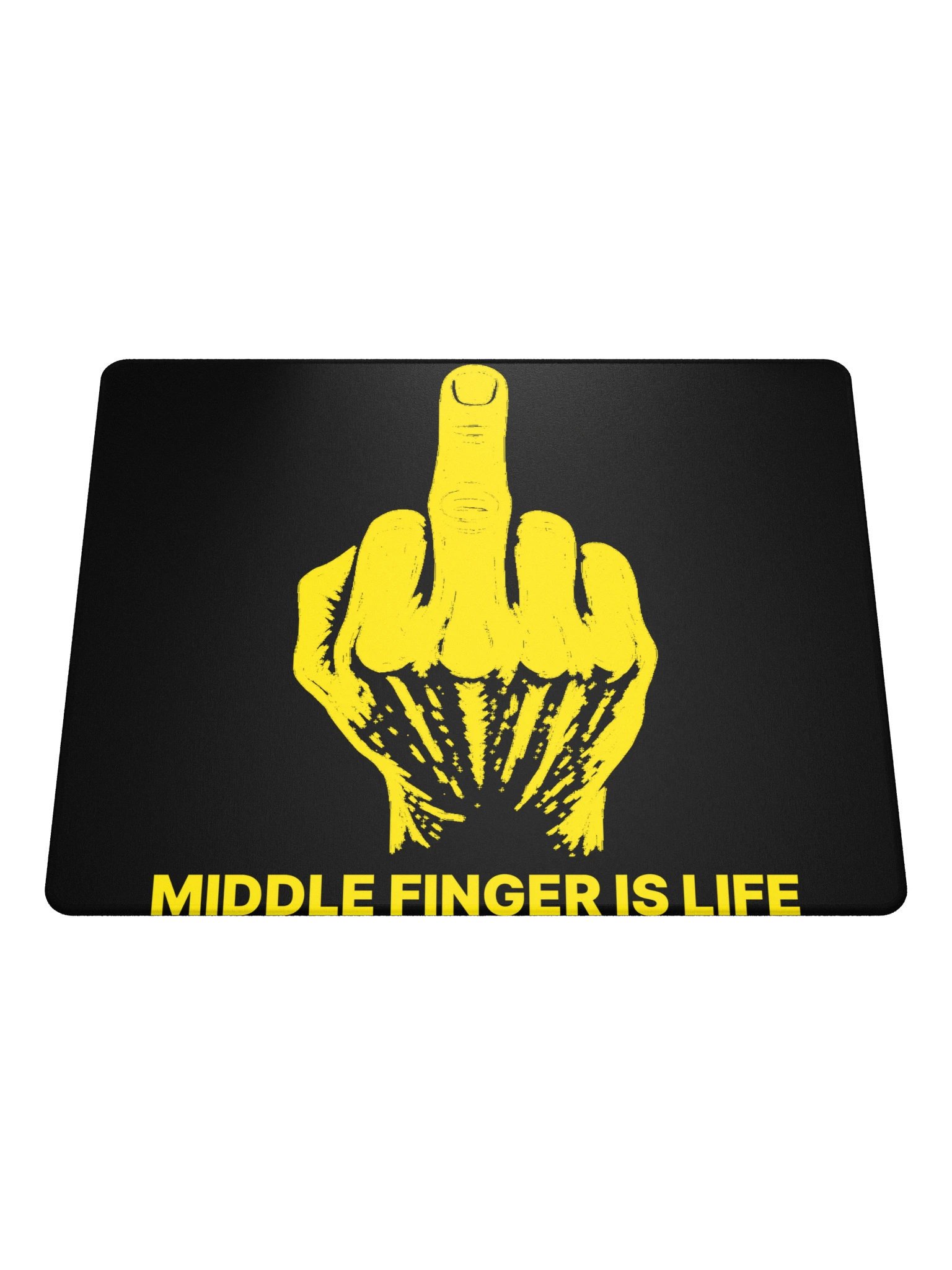 No ShopCo | Gaming Mouse Pad - Yellow on Black product image (1)