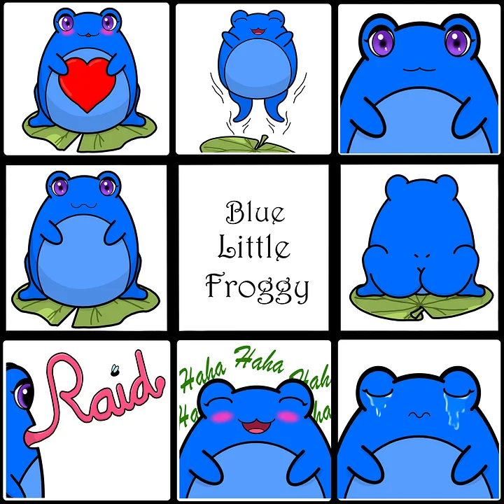 Blue Little Froggy product image (1)