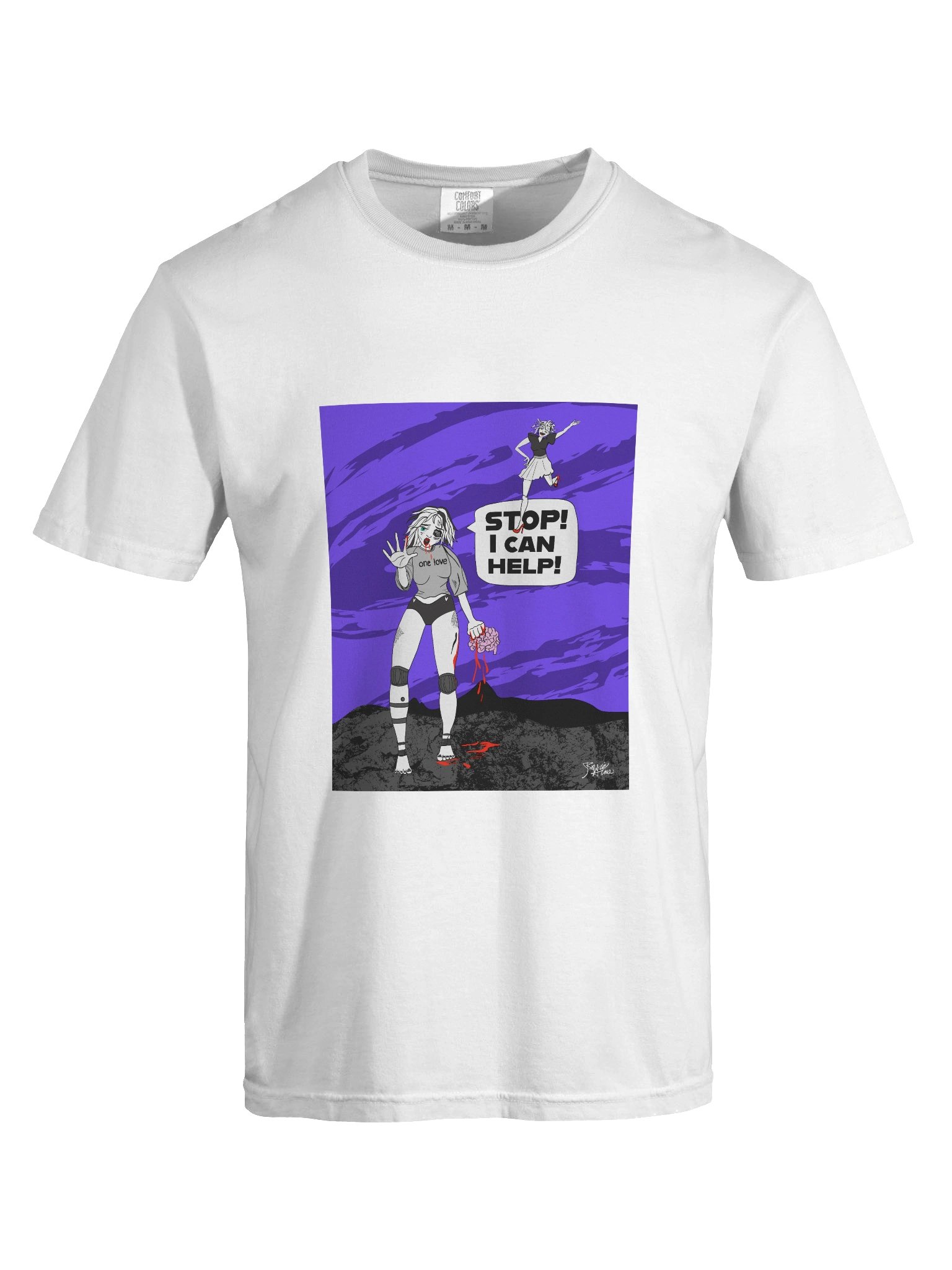 T-shirt: AI sci-fi Comic llustration of Humanity vs Ai product image (5)