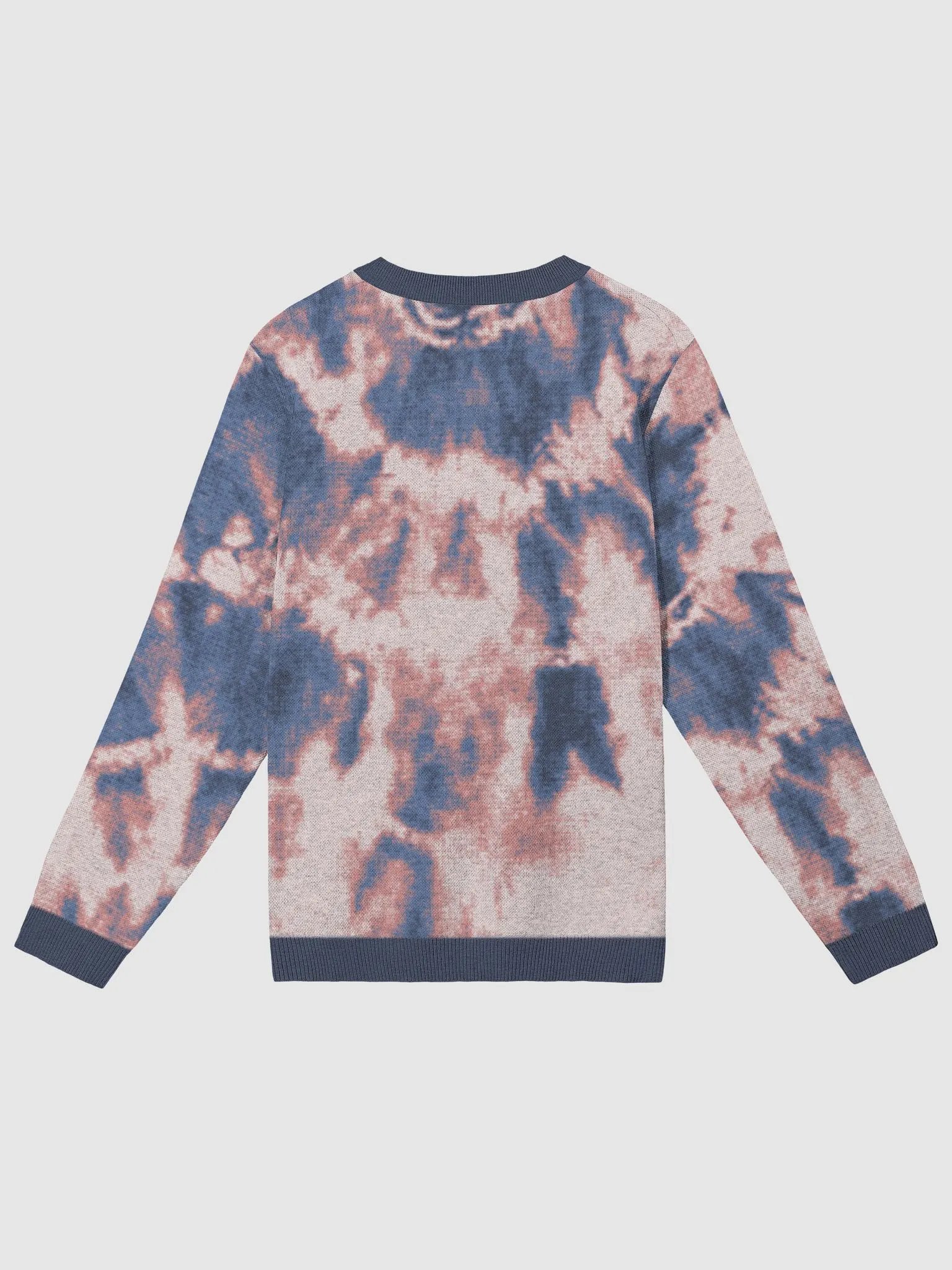 Huntington's Pink/Navy Tie-Dyed Sweater product image (7)
