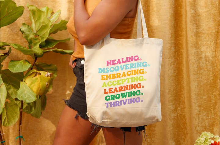 Healing and Thriving Tote Bag product image (2)