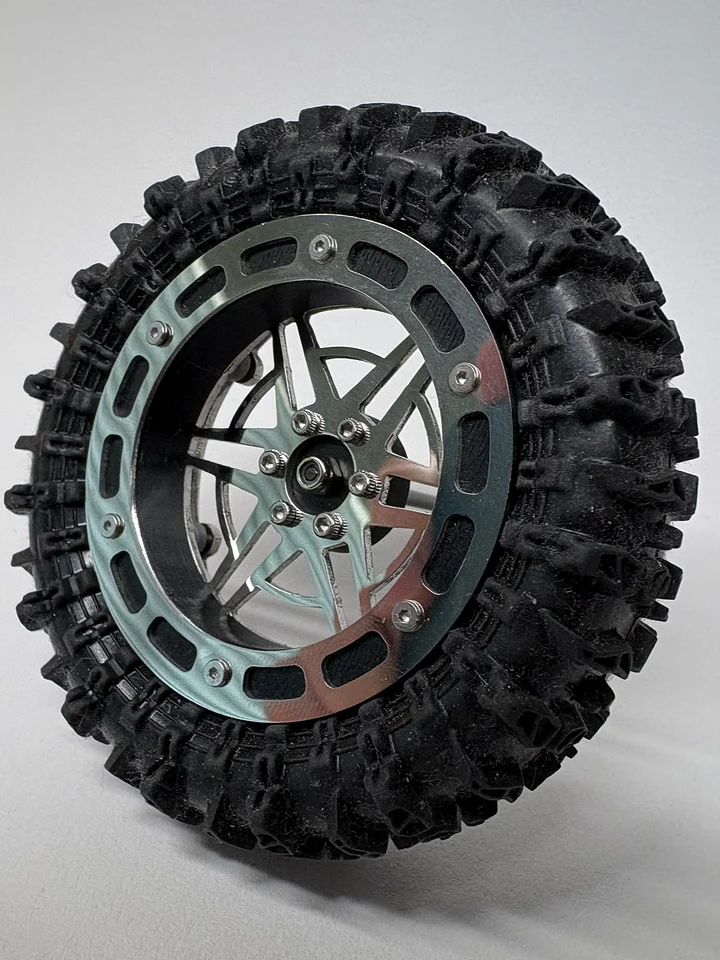 1.8" v1 Floater Wheels - "Supernova" wheel face with "Horizon" floater product image (2)