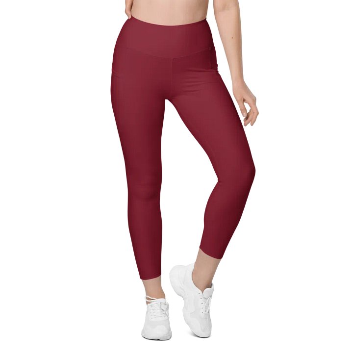 Burgundy Serenity Leggings product image (1)