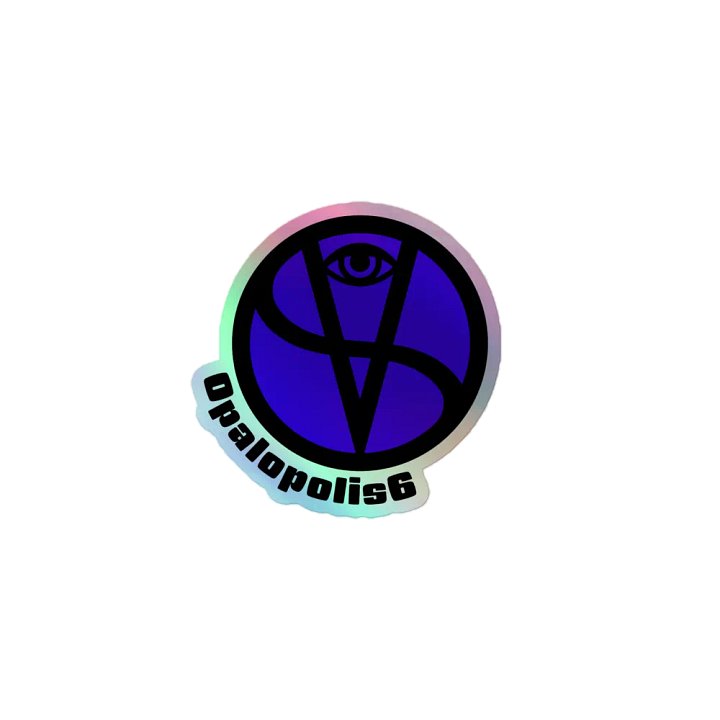 O.P. Logo w/ Name | Holographic Sticker product image (1)
