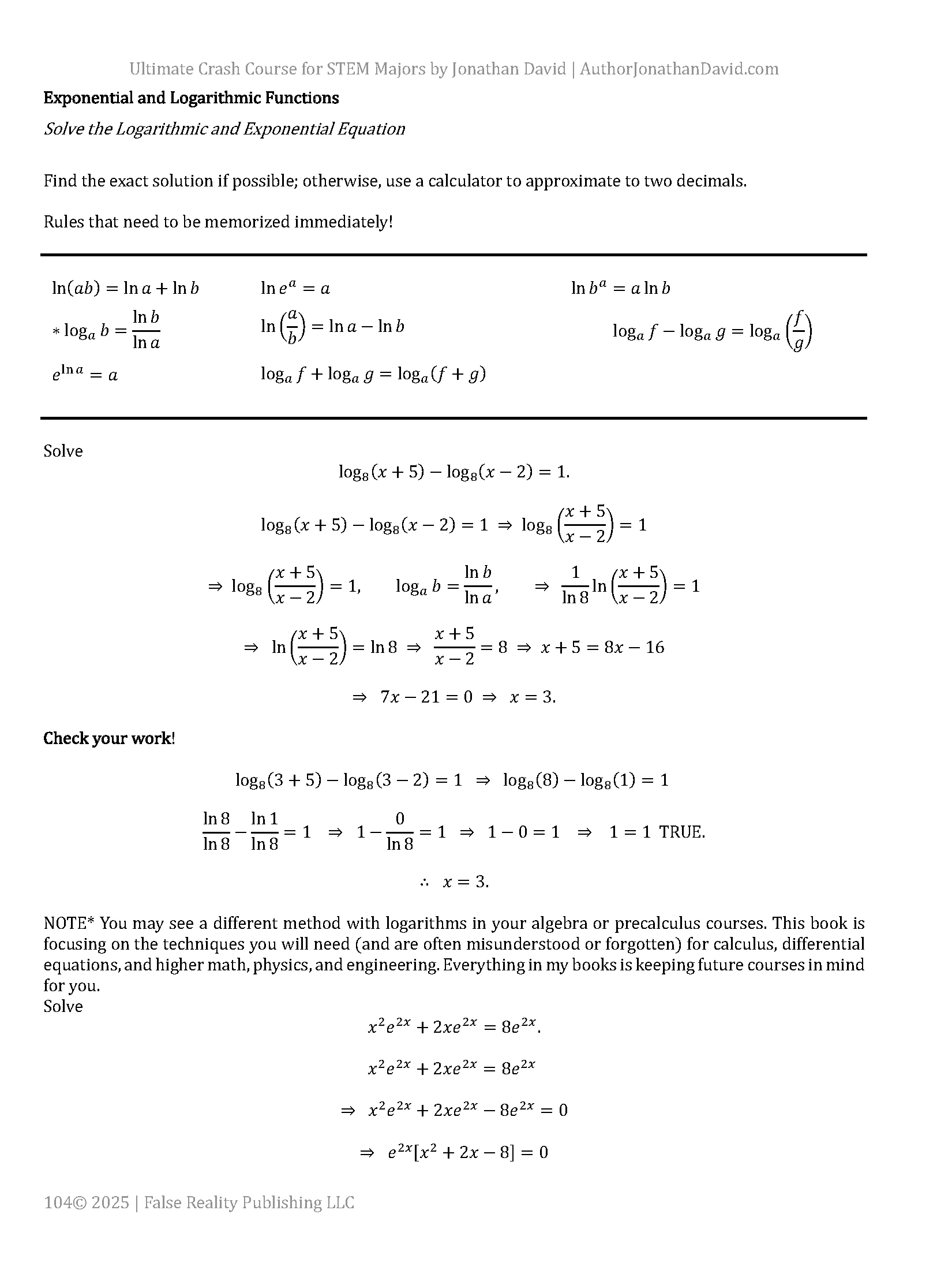 The Ultimate Crash Course for STEM Majors (Edition 1/2) product image (12)