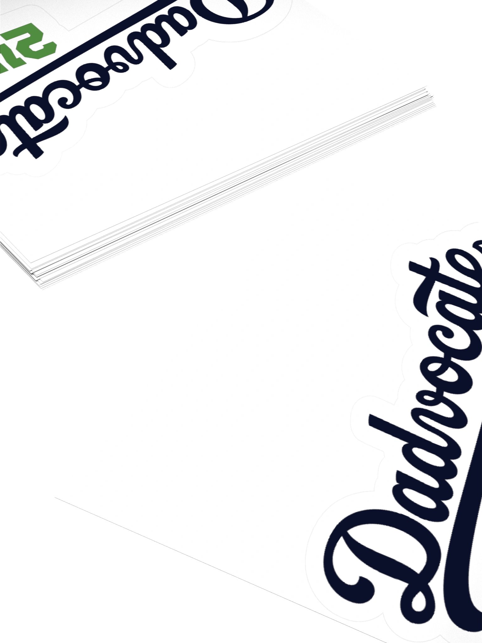 Dadvocate - Kiss Sticker product image (12)