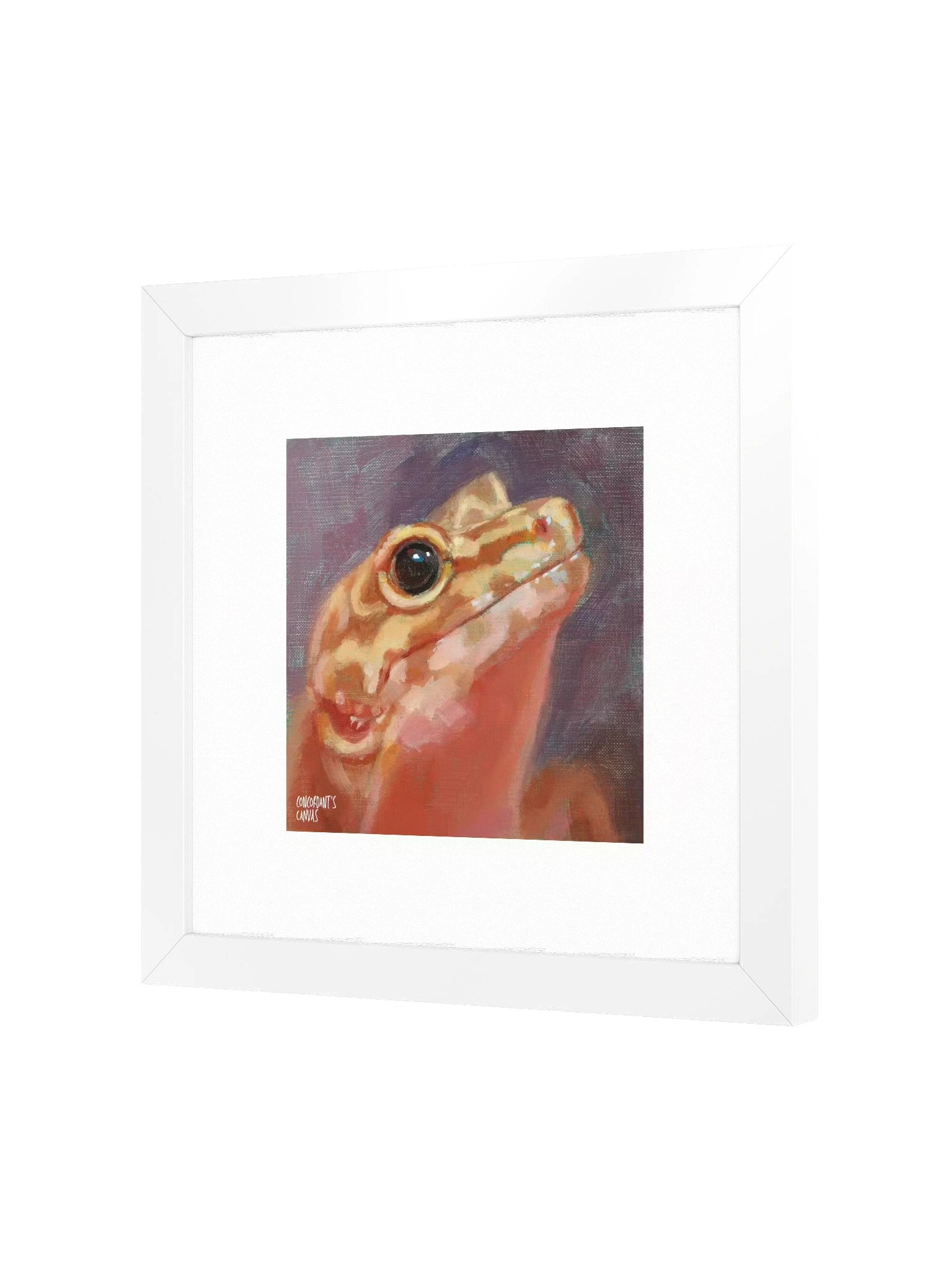 Framed Leopard Gecko Print - Painted Live 3/2/2026 product image (4)