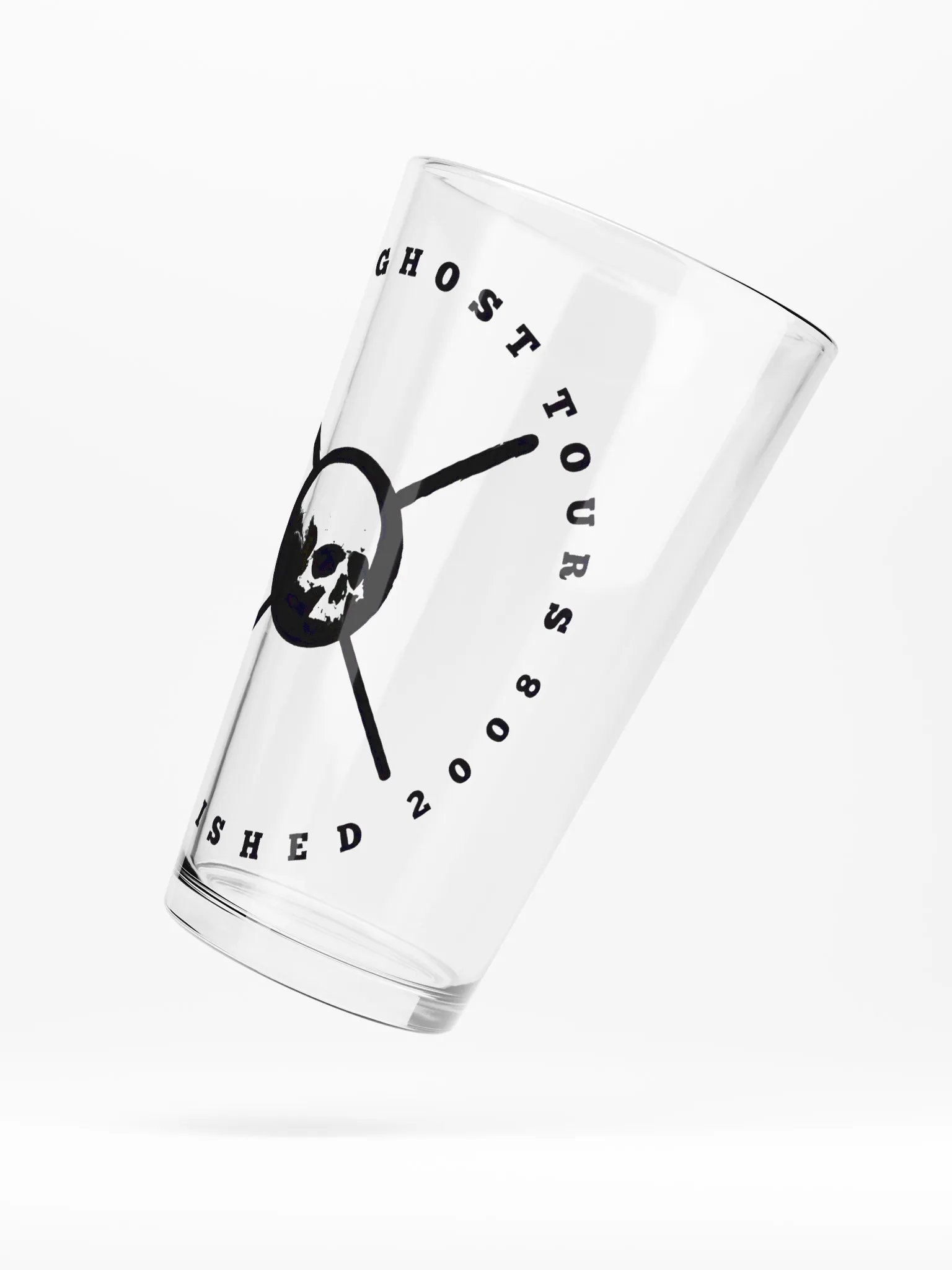 Skull Crossbones Shaker Pint Glass product image (5)