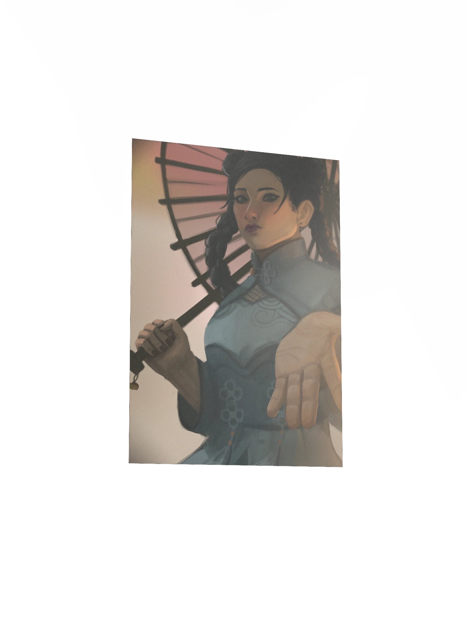 Girl with umbrella THE FINALS Matte art poster product image (4)