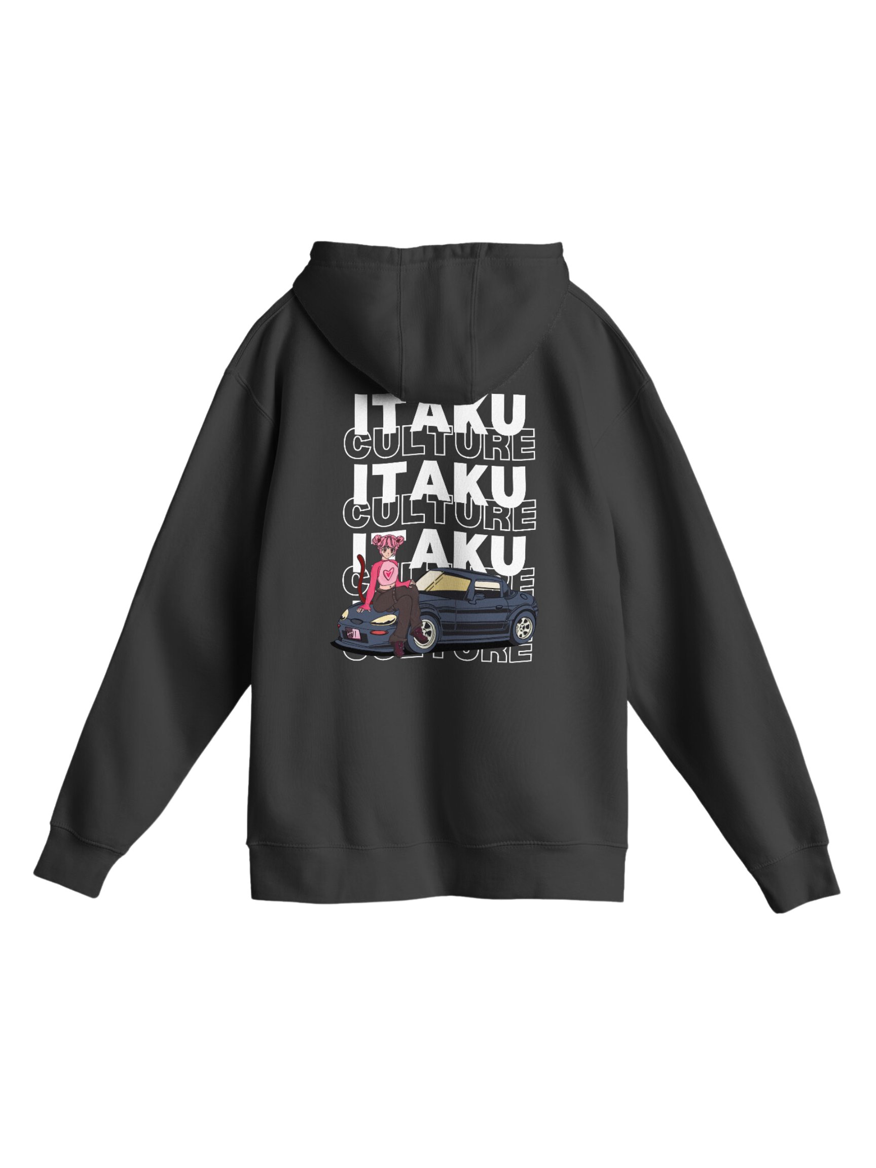 Itaku Hoodie (Cappuccino back) product image (1)