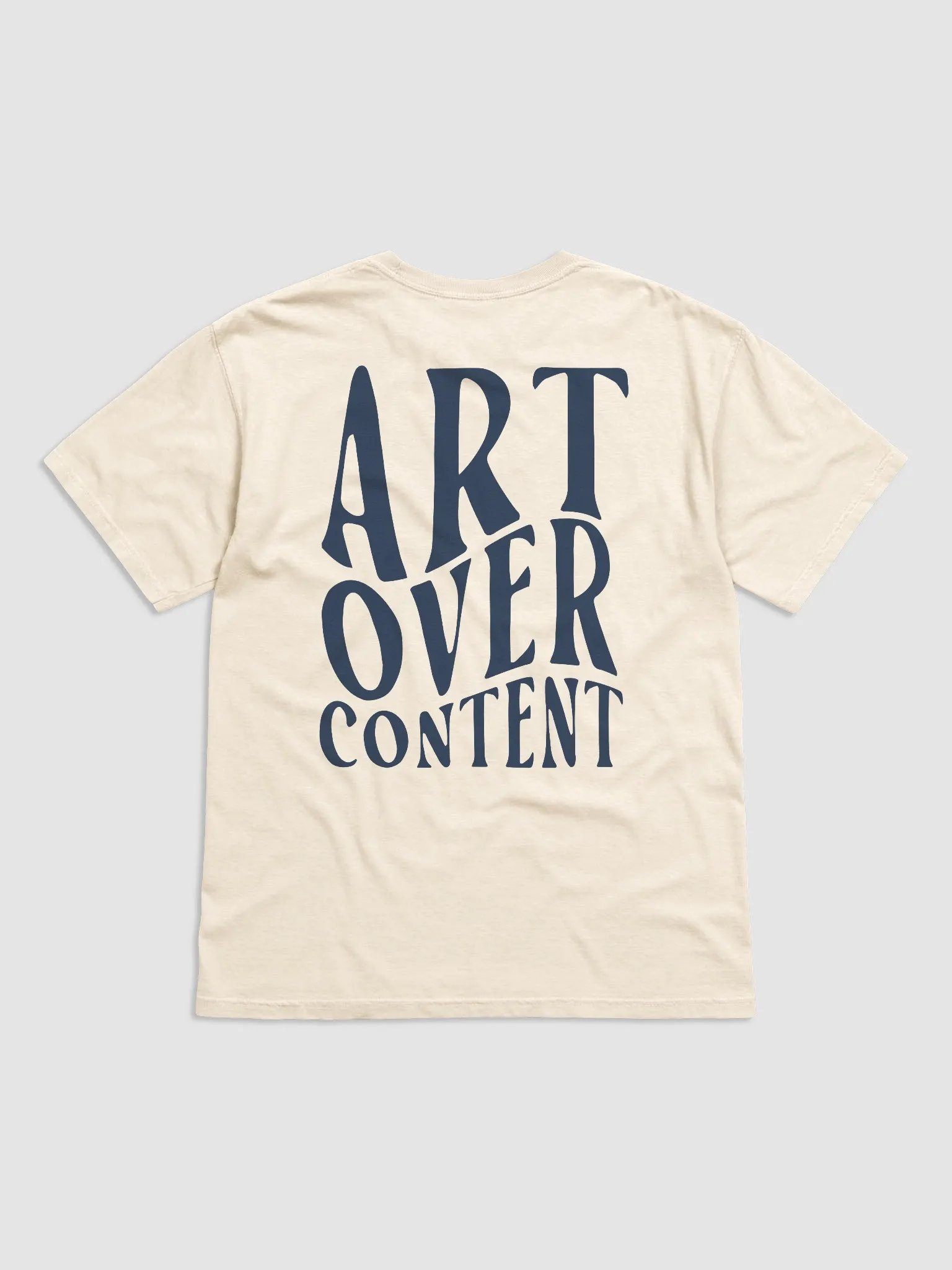 Art Over Content - T-shirt product image (1)