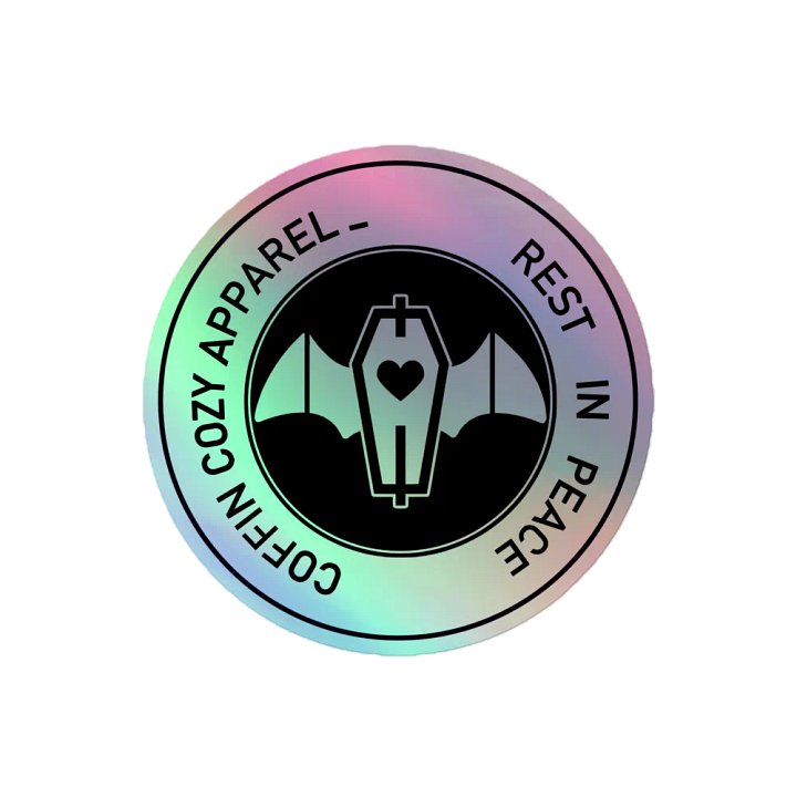 Rest In Peace Holographic Sticker product image (2)