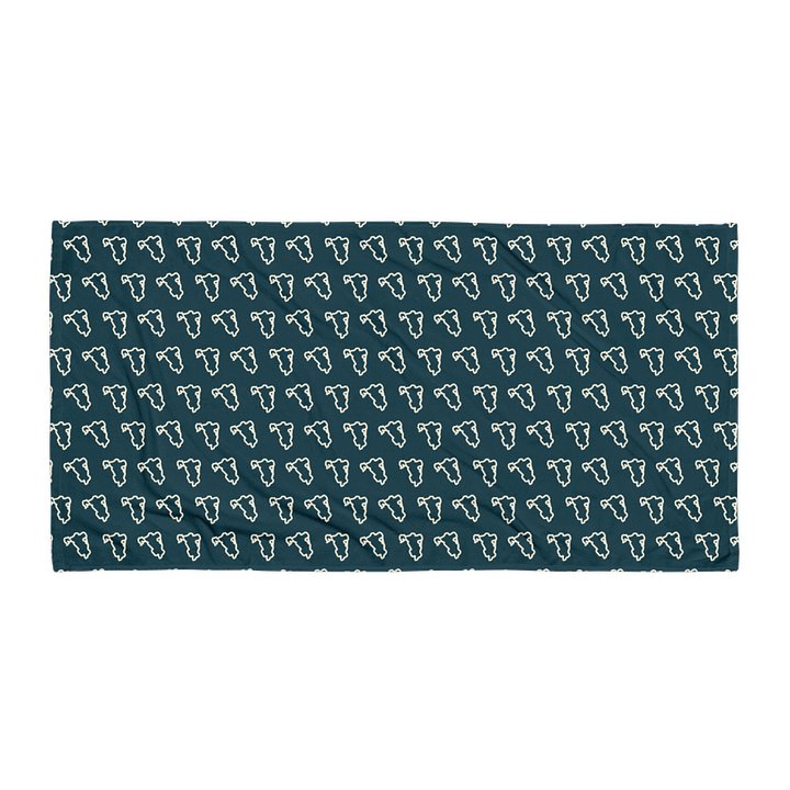 Lake Lines Beach Towel