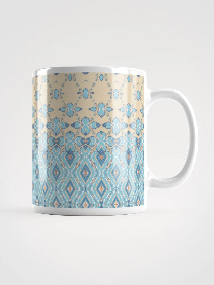 Blue & Cream Diamond Metamorphosis Ceramic Mug product image (1)