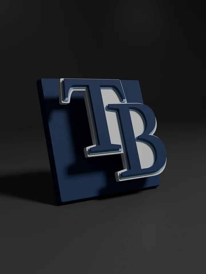 Tampa Bay Rays 3D Printed Floating Logo Sign (Digital File Only) product image (1)