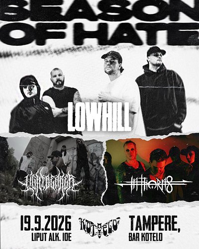 Tampere, see you on September 19th at @barkotelo!

We’ll be joined by the two powerhouses @lightbearerofficial and @inxthorns...