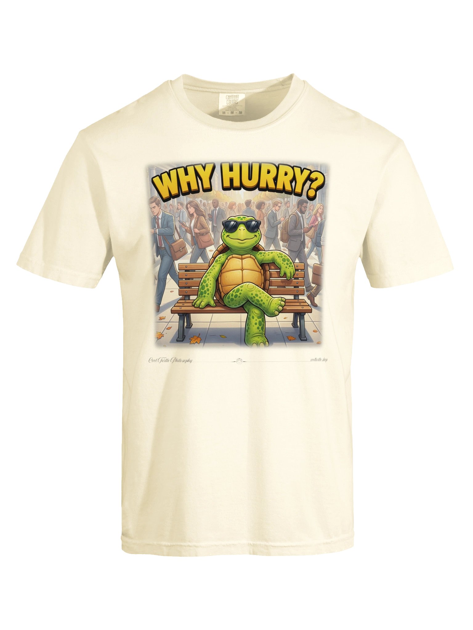 WHY HURRY? — Comfort Colors 1717 Heavyweight T-Shirt product image (5)