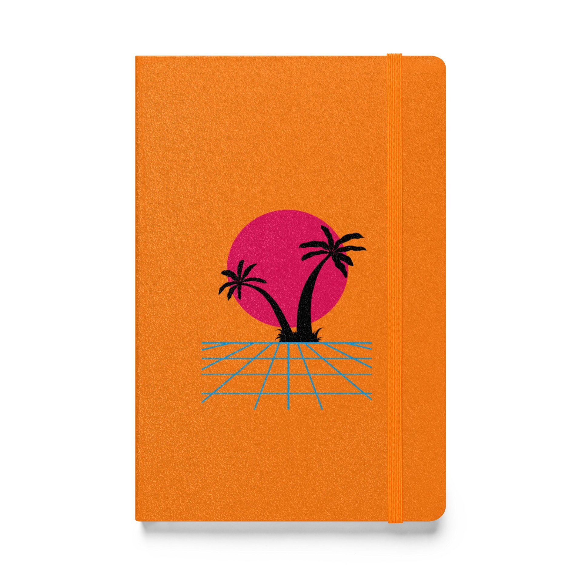 Synthwave Sunset Hardcover Journal product image (1)