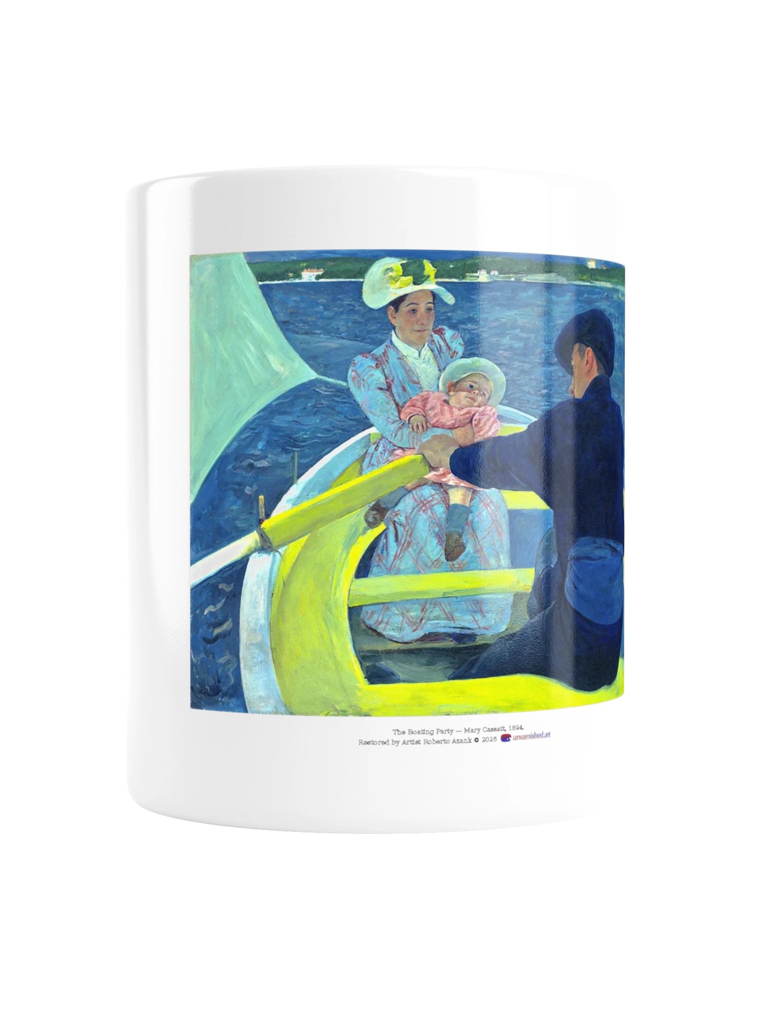 The Boating Party — White Mug product image (2)