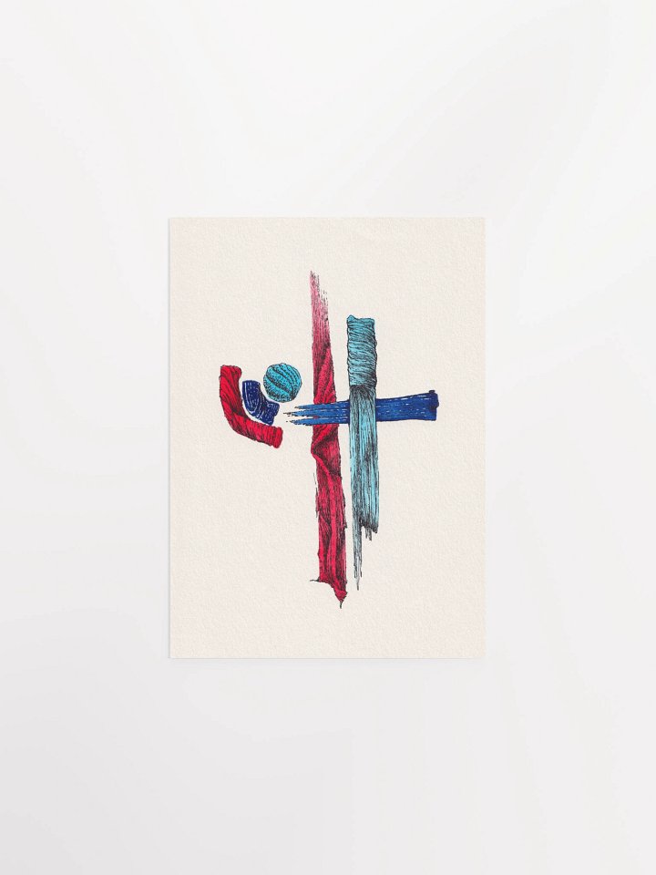 Red Vs Blue Print product image (1)