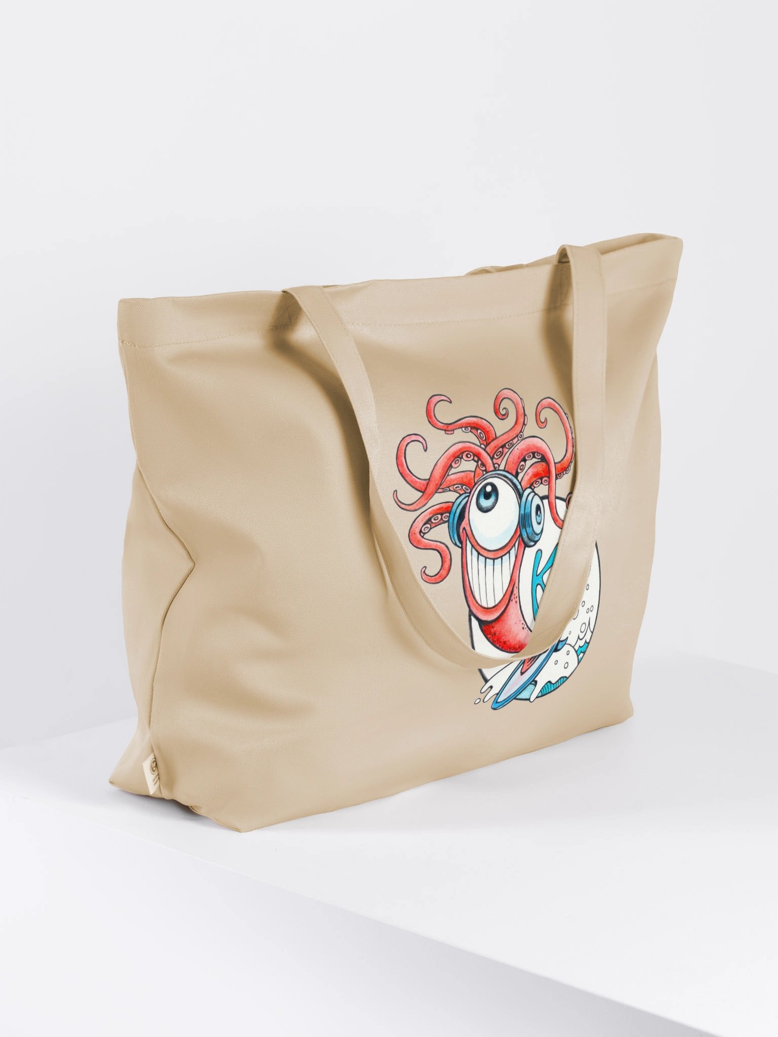 KSQD 2026 Winning Design – Squid & Ocean Organic Cotton Tote product image (6)