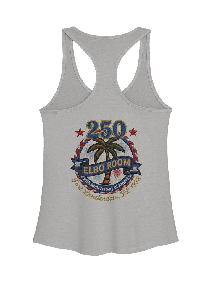 America 250 Women's Racerback Tank | Elbo Room 1776-2026 Edition product image (12)