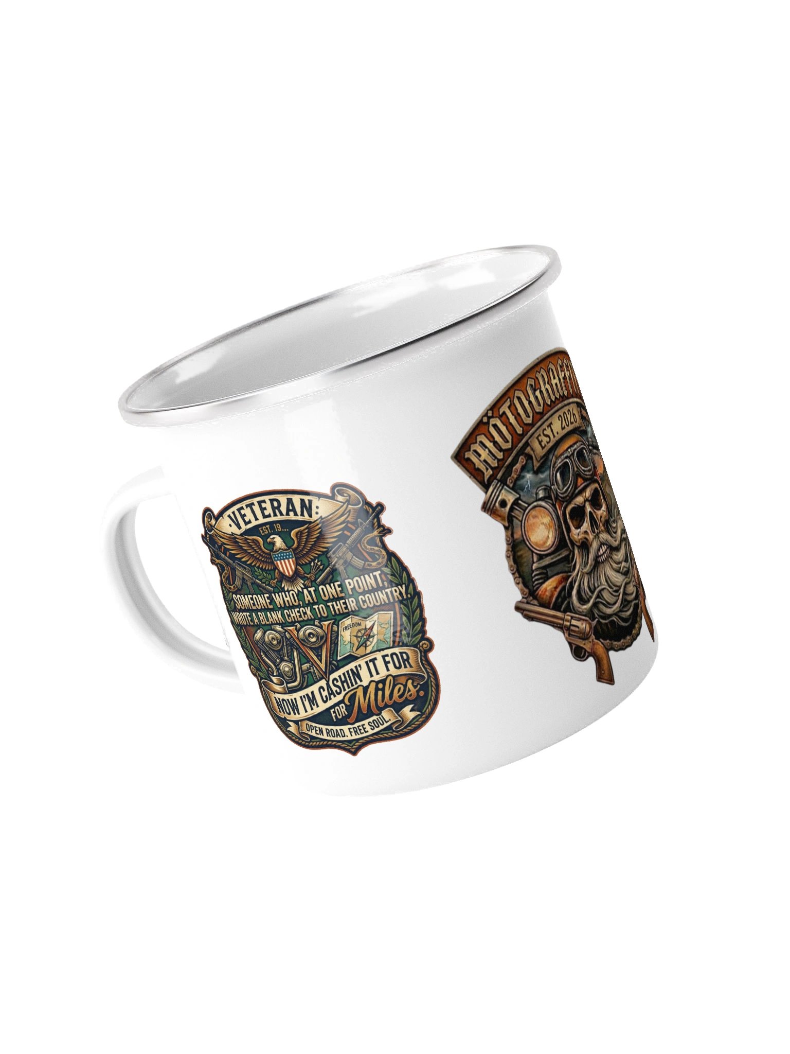 MötoGraffitti Veteran Bikers "Hot Joe" Mug product image (4)