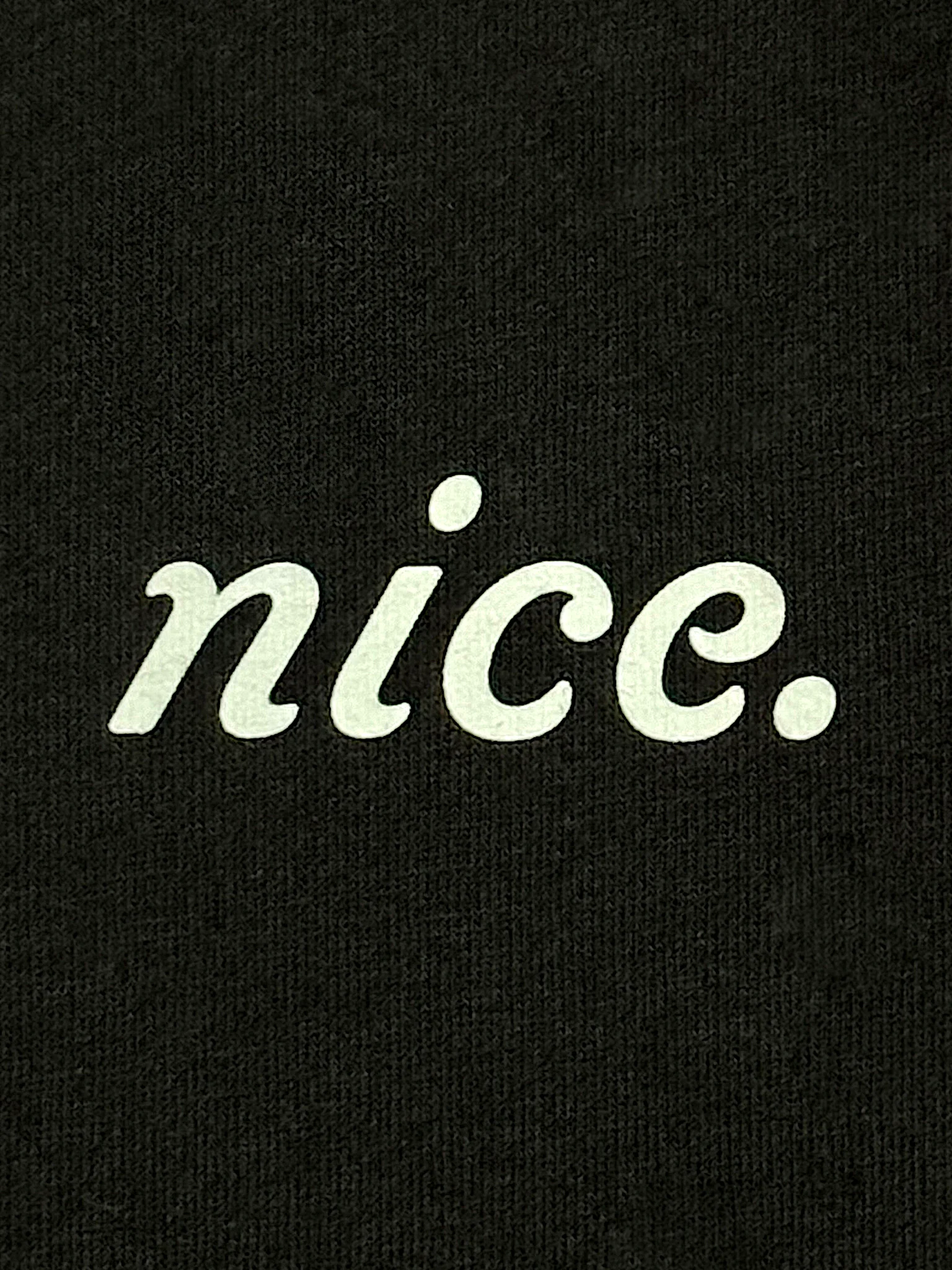 Nice. Classic Black Tee product image (2)