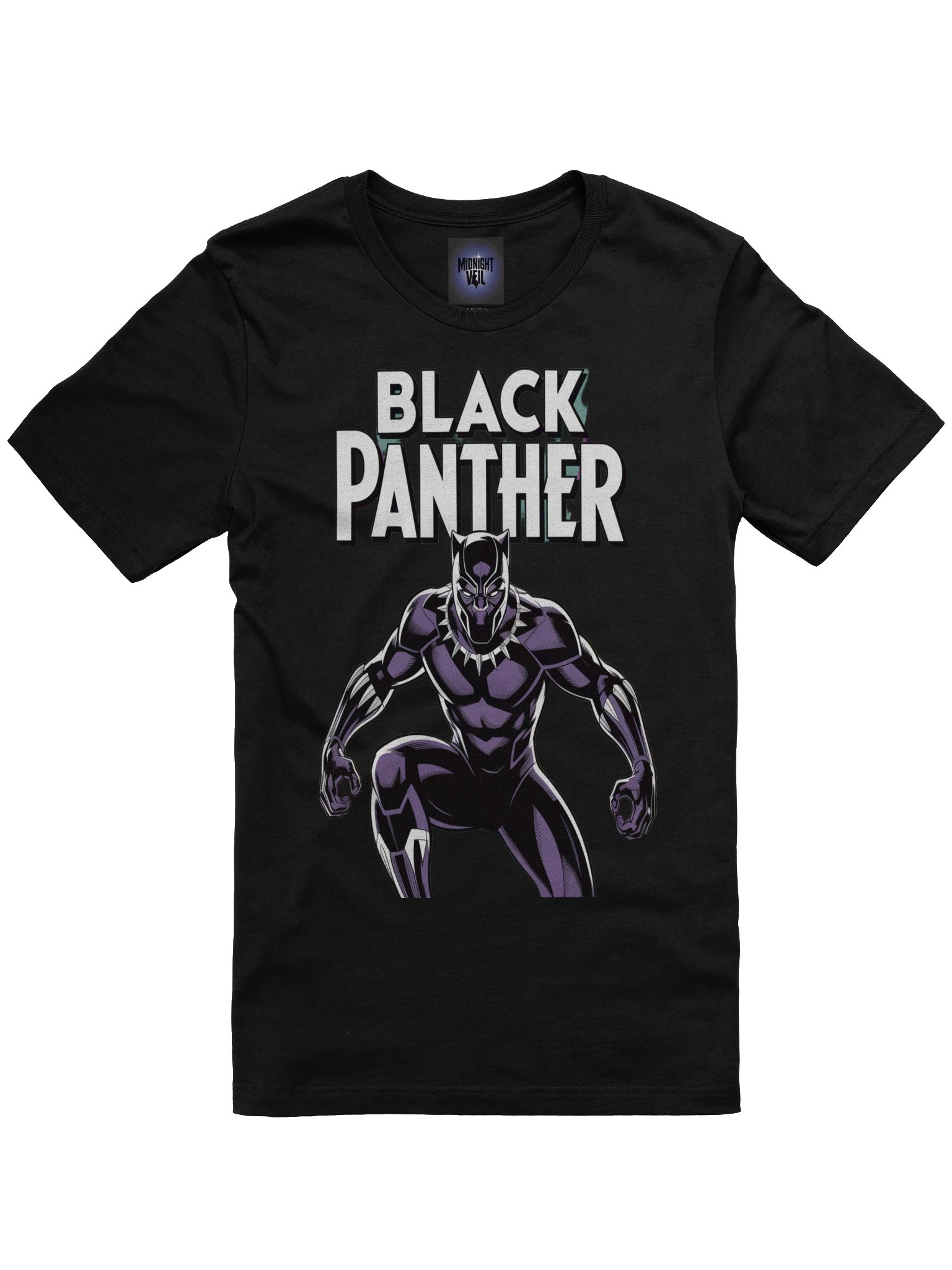 Black Panther Wakanda Shadow Supersoft T-Shirt – Vibranium Night Sentinel product image (3)