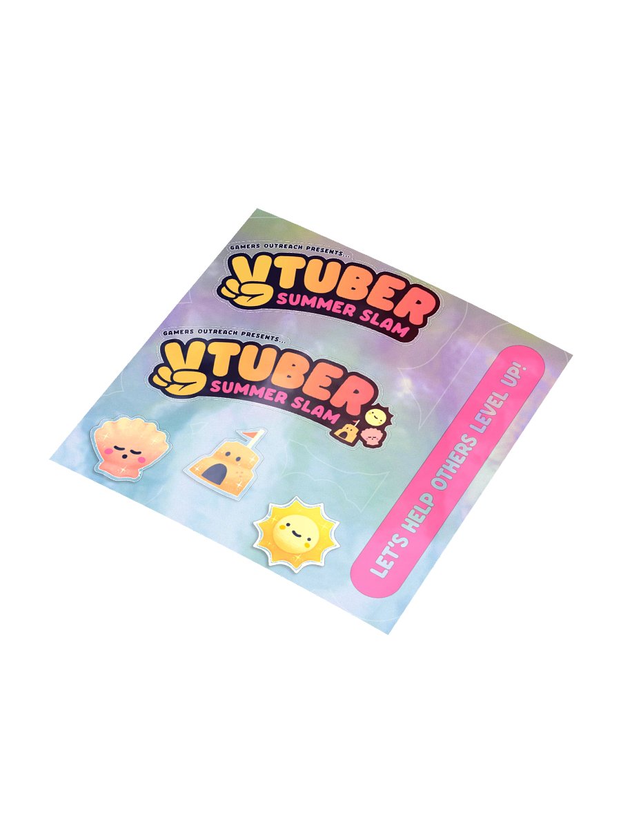 VTuber Summer Slam Limited Edition Holographic Stickers product image (7)