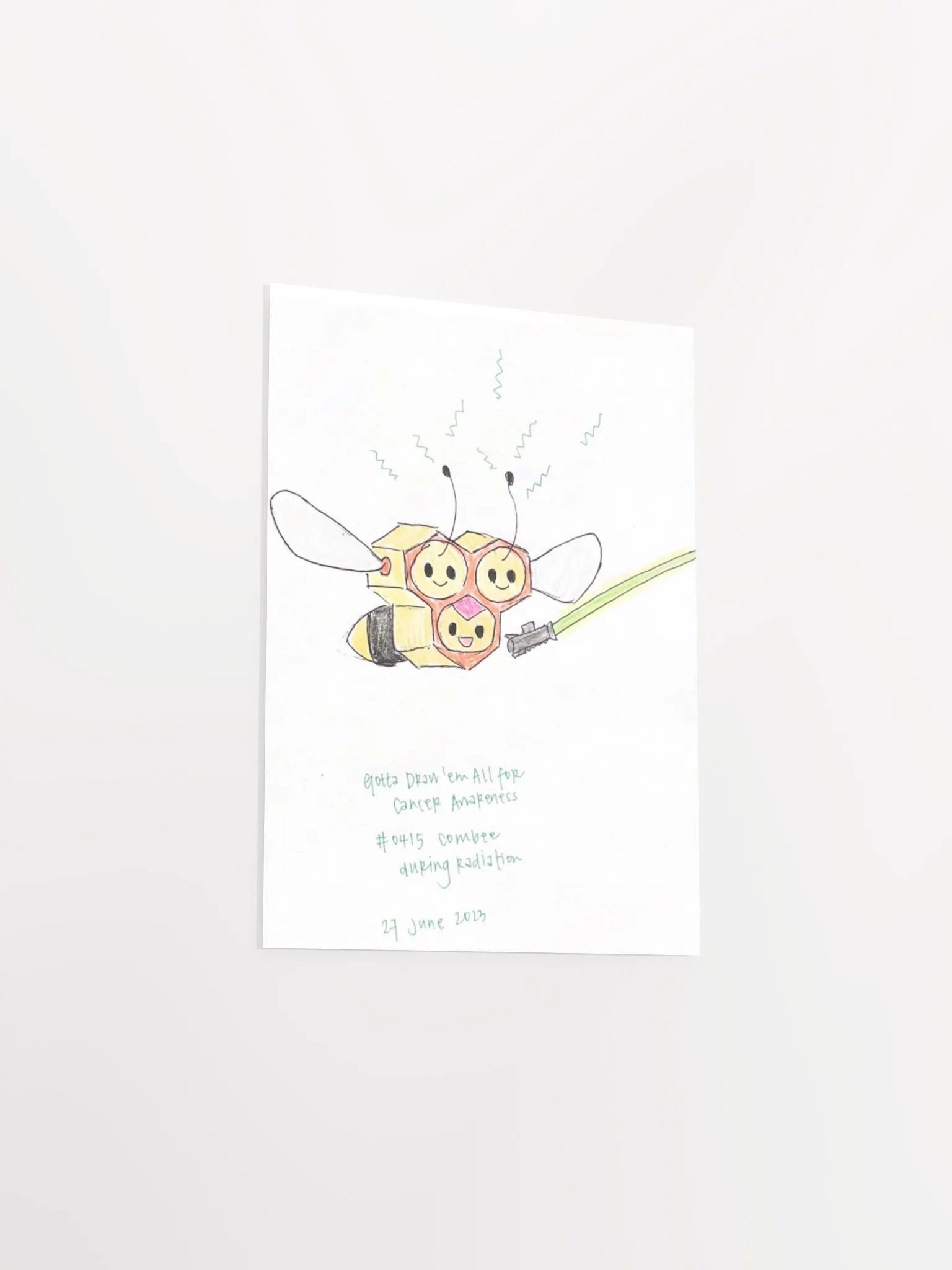 Honeycomb Monster wielding lightsabers for radiation therapy product image (3)