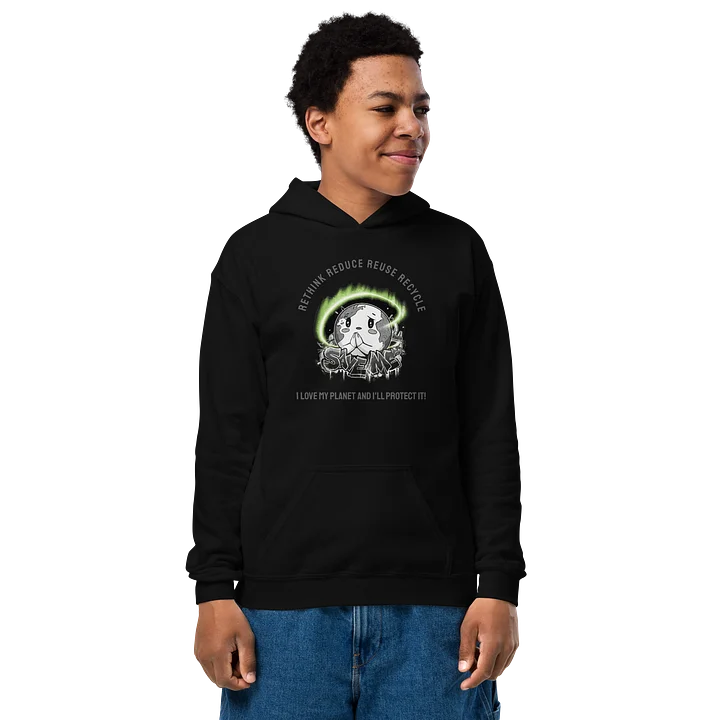 Save Me Kids Hoodie | Eco-Friendly Style for Young Activists product image (1)