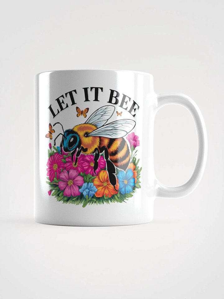 Colorful Let it Bee Flower Mug product image (1)