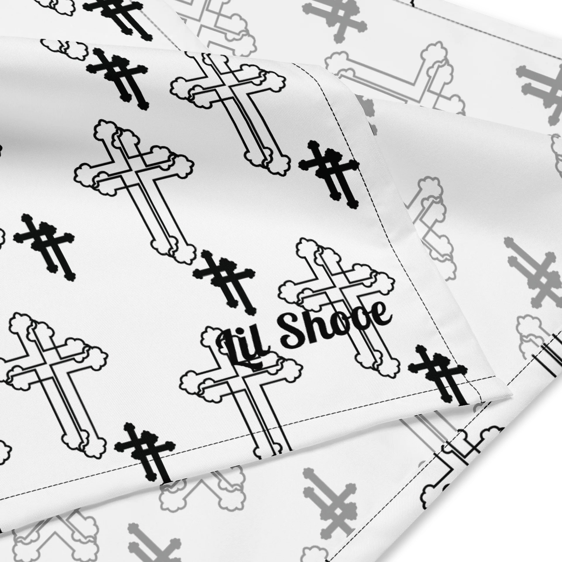 Lil Shooe Bold Logo Cross Bandana product image (4)