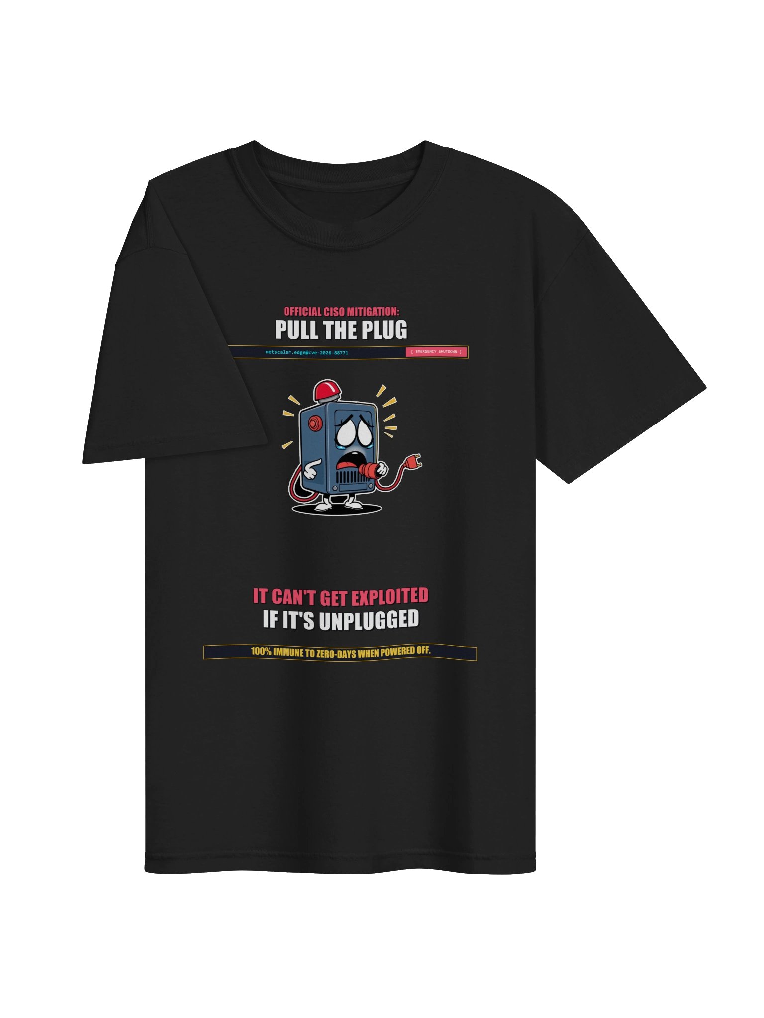 Citrix Emergency Mitigation: "Pull The Plug" Heavyweight Tee - Dark product image (11)
