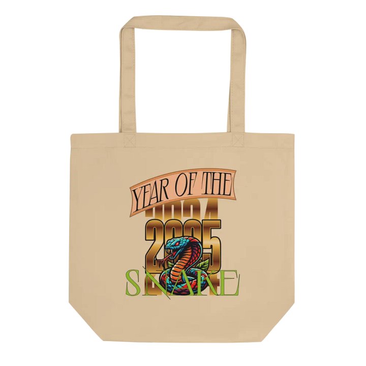 Year of the Snake 2025 Eco-Friendly Tote Bag product image (1)