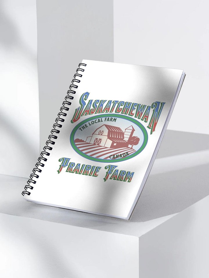 Saskatchewan Prairie Farm Spiral Notebook product image (2)