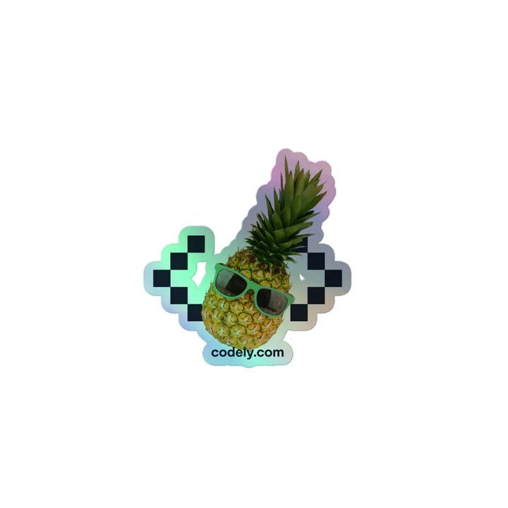 Pegatina Piña Holográfica product image (1)
