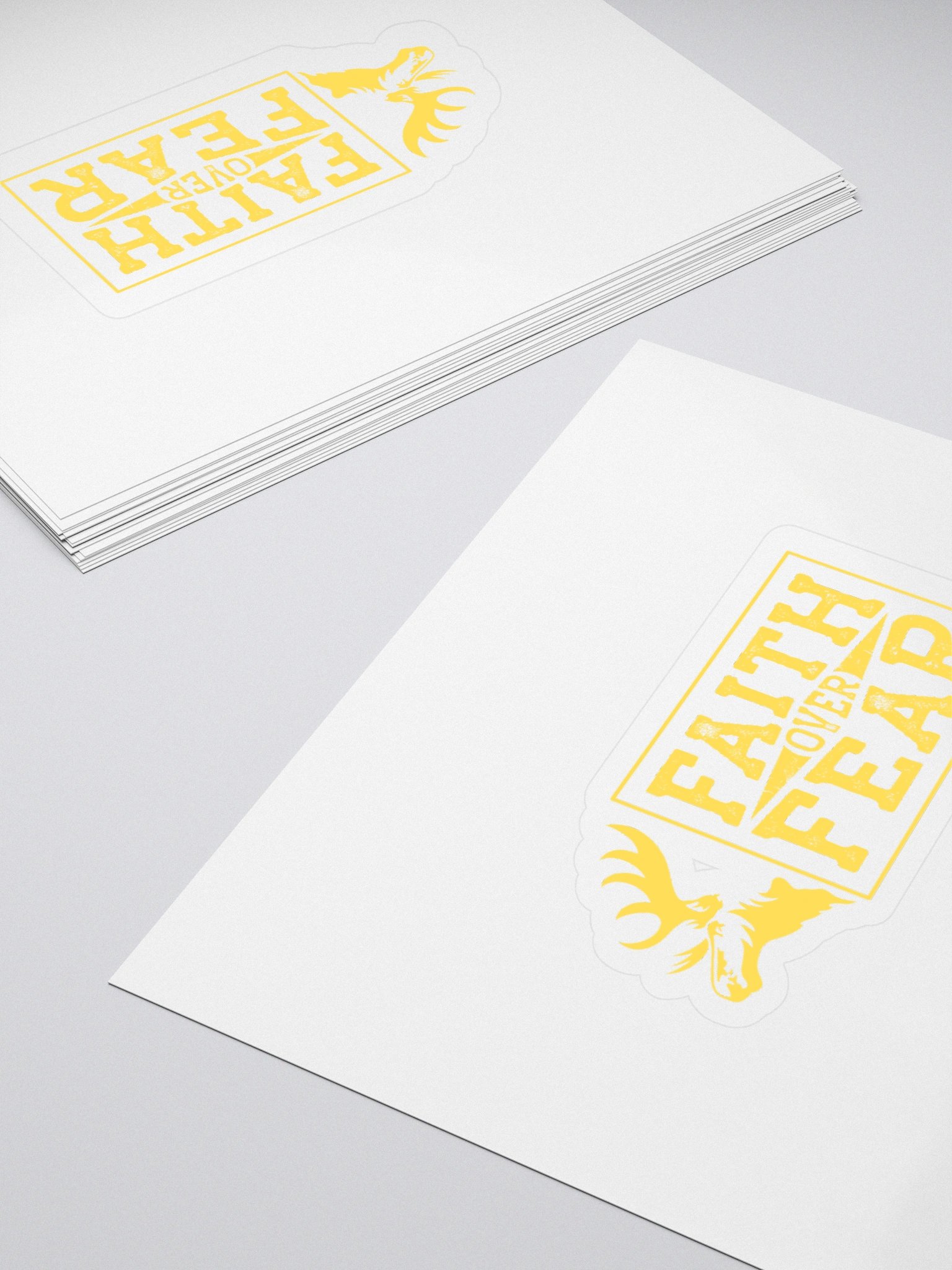 Fatih Over Fear - Yellow - Sticker product image (4)