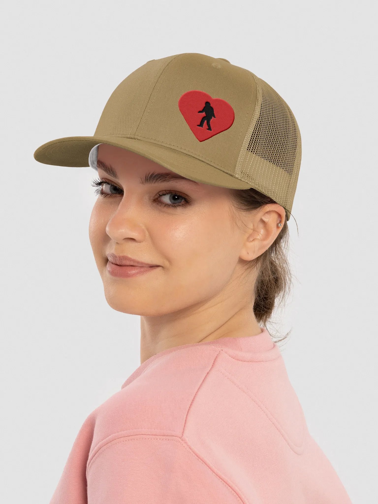 Heartfelt Sasquatch Snapback side logo product image (4)