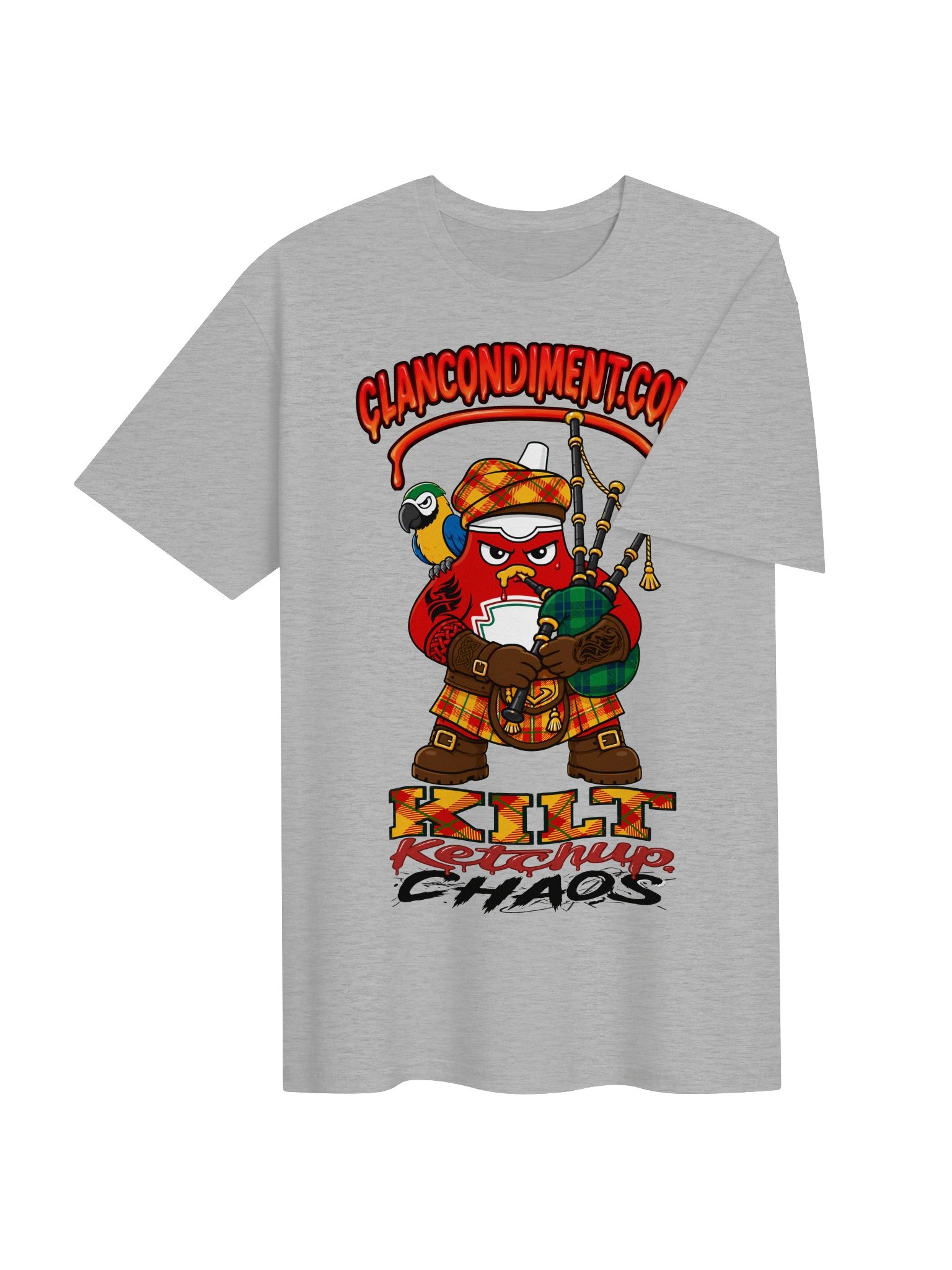 Kilt Bagpipes Cartoon Clan Tee product image (4)