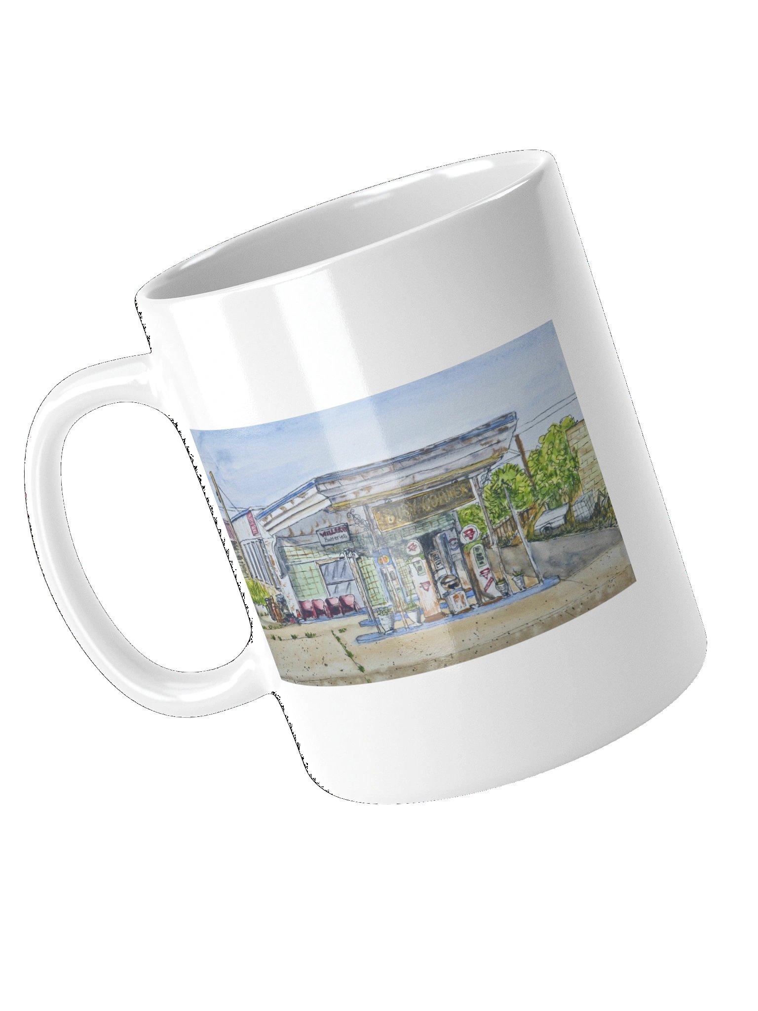 Busy Corner - White Mug product image (14)