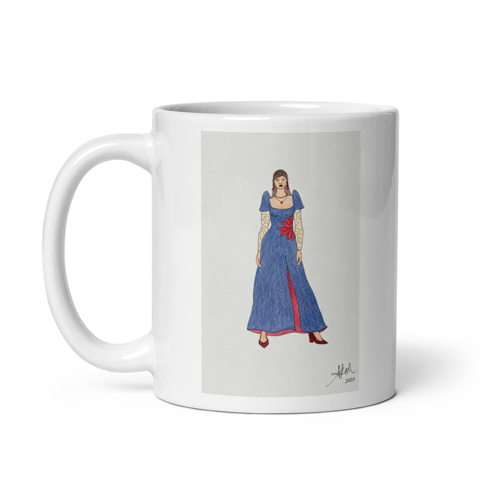 AK’s Denim Filipiniana Fashion Design - Mug (Ver2) product image (4)