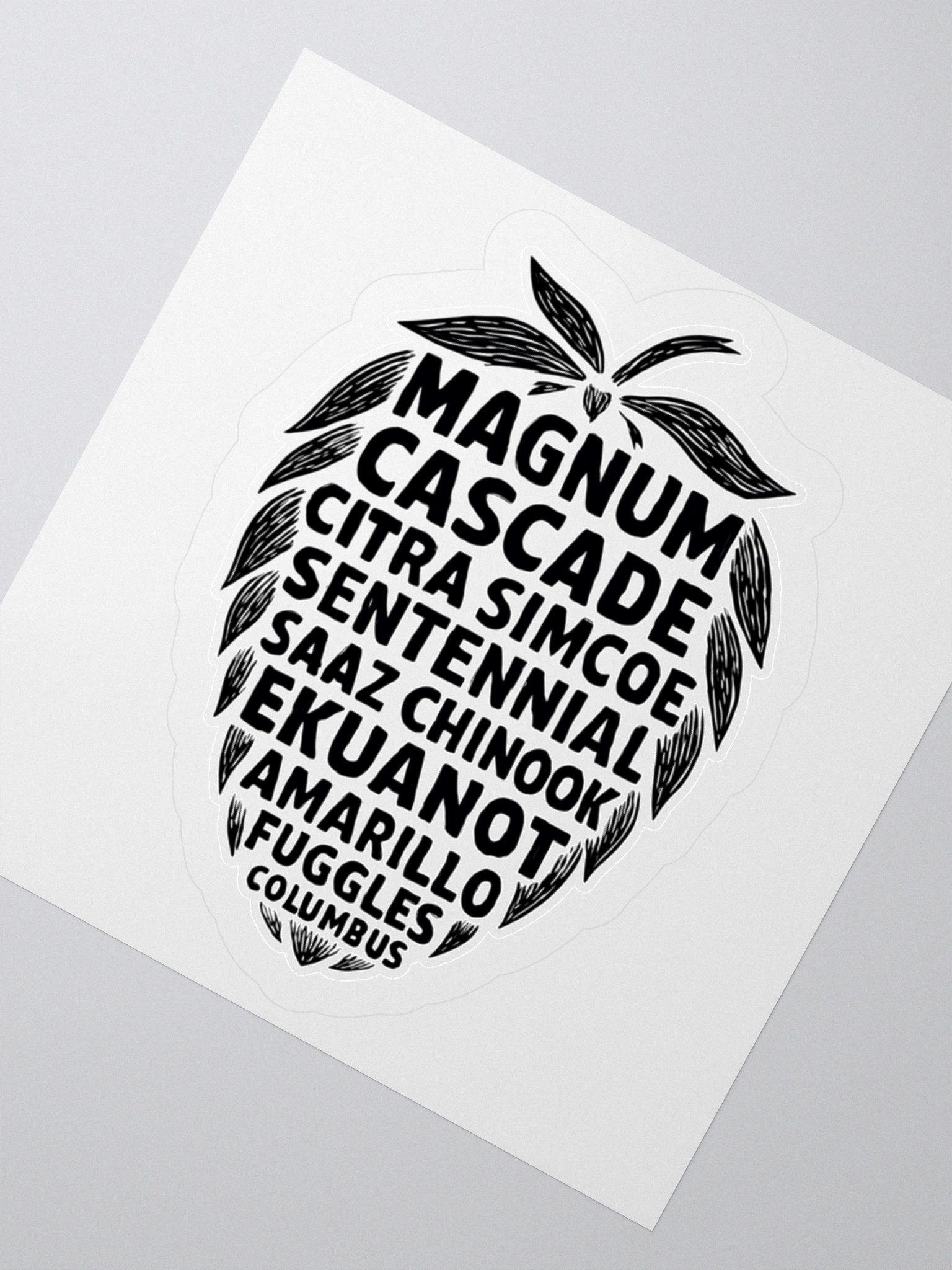 Hop Varieties Sticker product image (6)