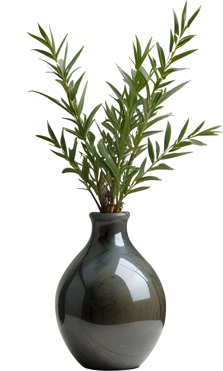 Moonlit Elegance – Decorative Vase PNG product image (1)